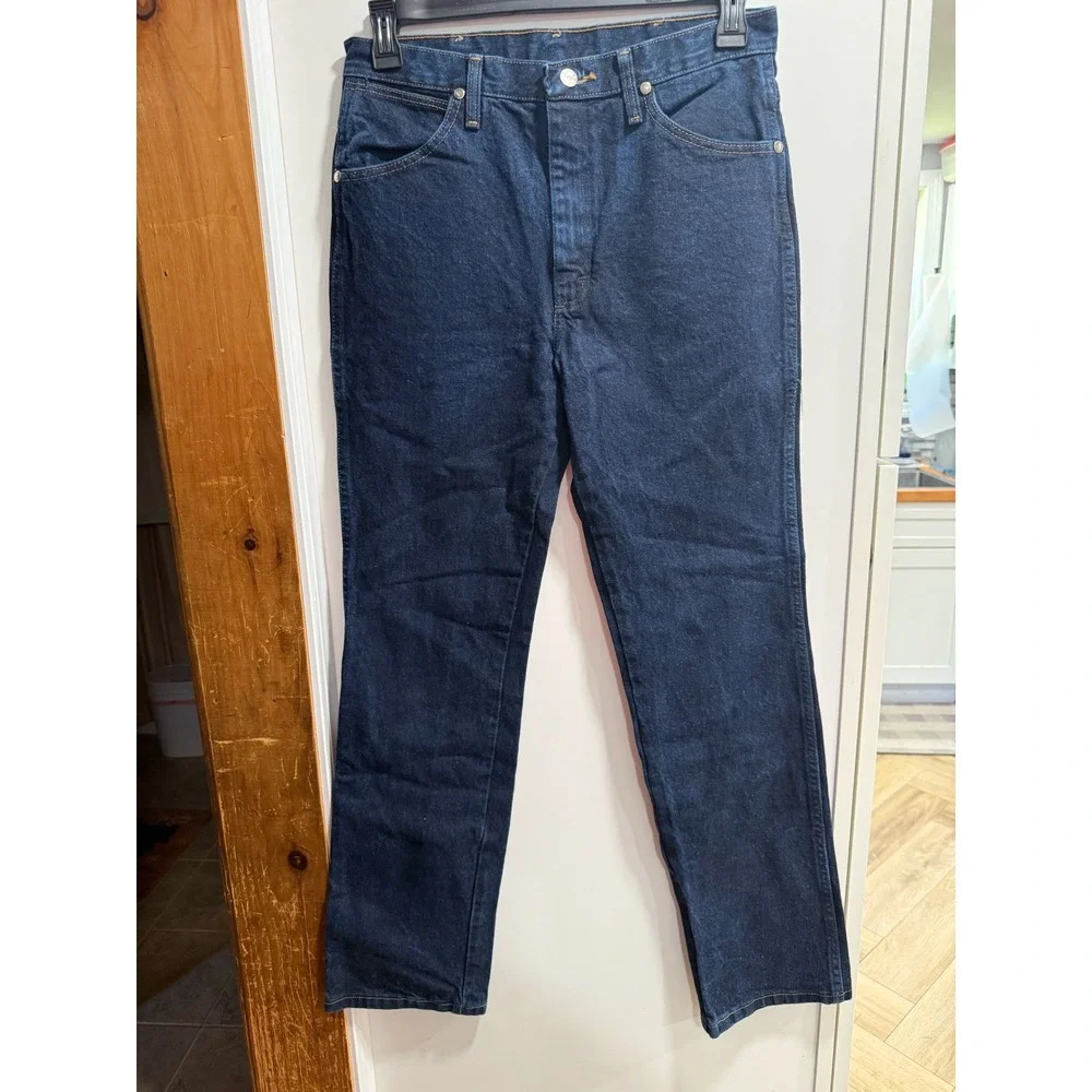 Wrangler Mens Silver Edition Indigo Denim Jeans 10H33SEDD 31x32 Straight Leg